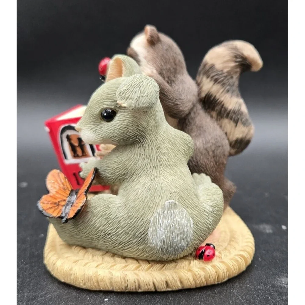 Charming Tails Collection Of Friends Raccoon Skunk Mouse Bunny Signed Dean Griff